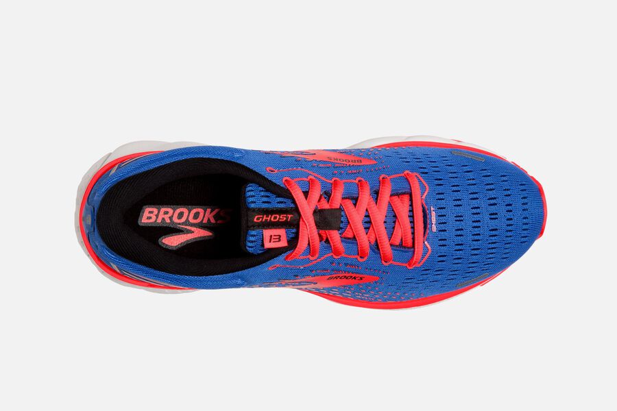 Brooks Ghost 13 Road Loopschoenen Dames - Blauw/Oranje - 702968ENF